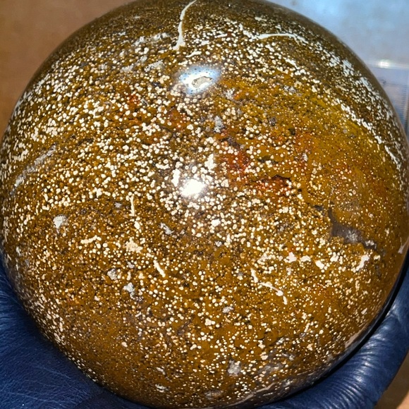 Large Ocean Jasper Sphere 💛HP💛 - Picture 10 of 16